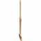 Ekena Millwork Richland Timber Gable Bracket, Western Red Cedar, 108"W x 54"H x 1 1/2"D x 3 1/2"F, 12/12 Pitch GBW108X54X0204RIC00SWR - alternate 4